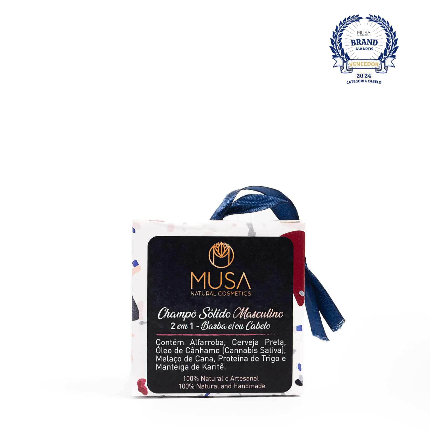 Champô Sólido Musa Barba e Cabelo